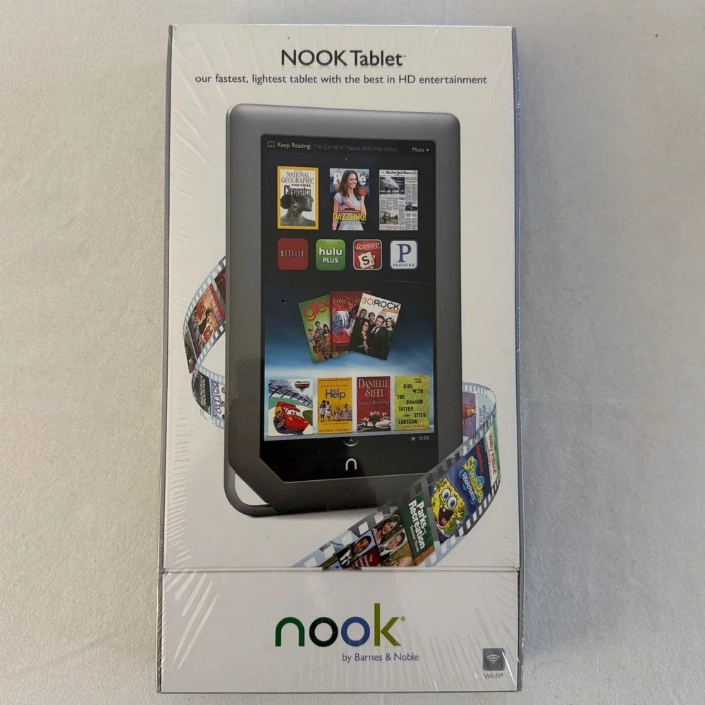 Barnes & Noble Nook Tablet 16GB Wi-Fi 7in VividView Display BNTV250 New Sealed